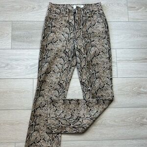 Reformation Peyton Snake High Rise Bootcut Jeans- size 23